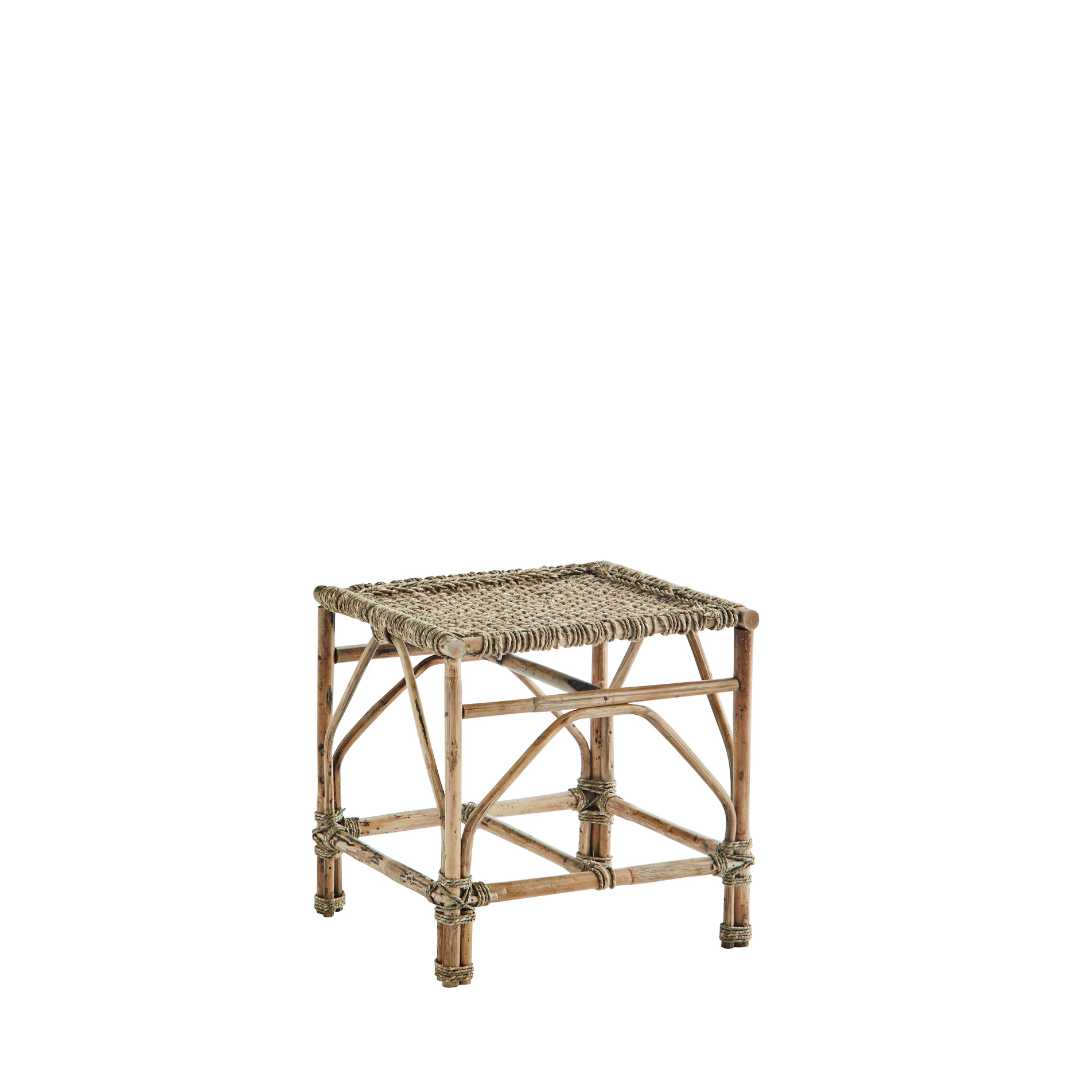 BAMBOO STOOL with Weaving