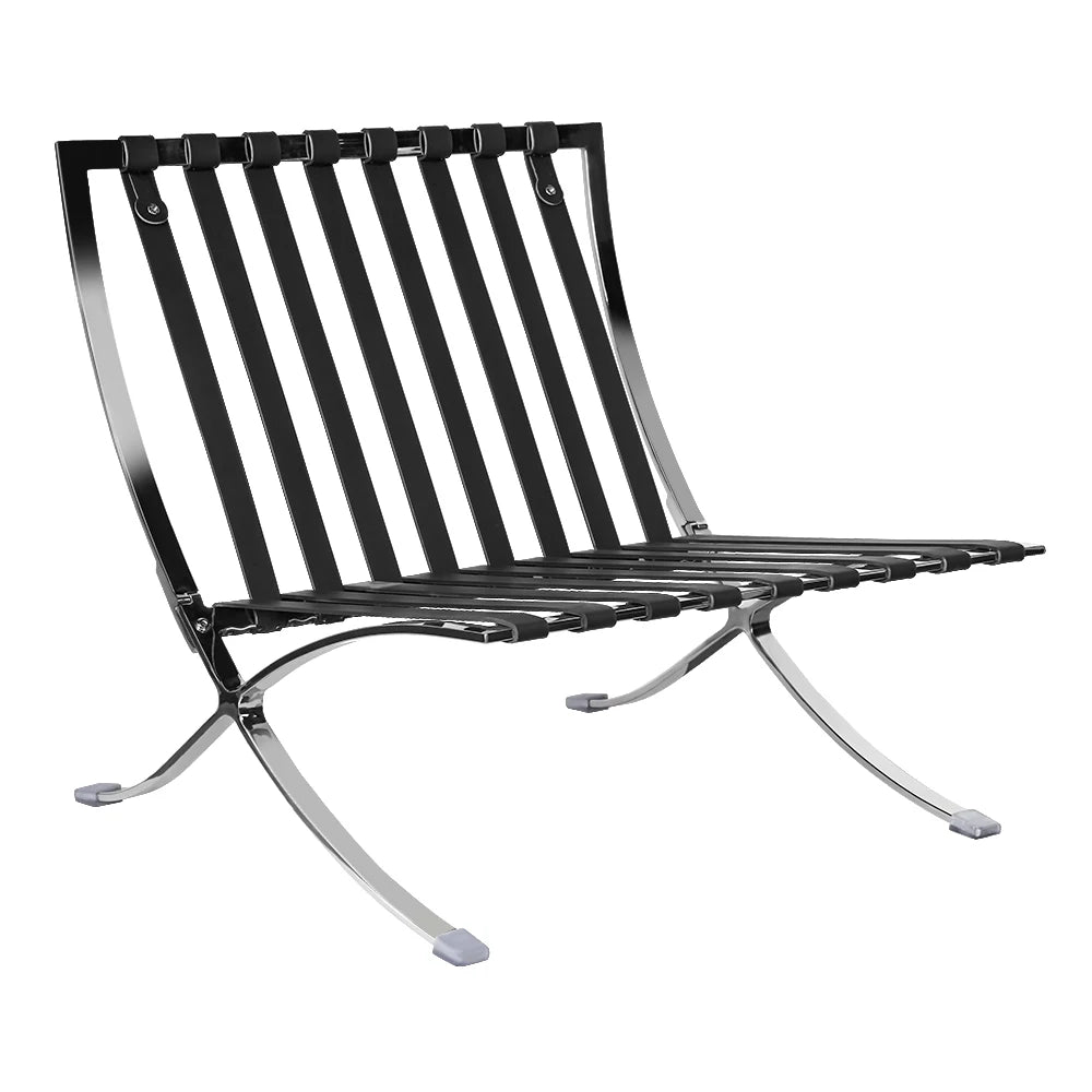 Nordic Fold Lounge Chair - Black