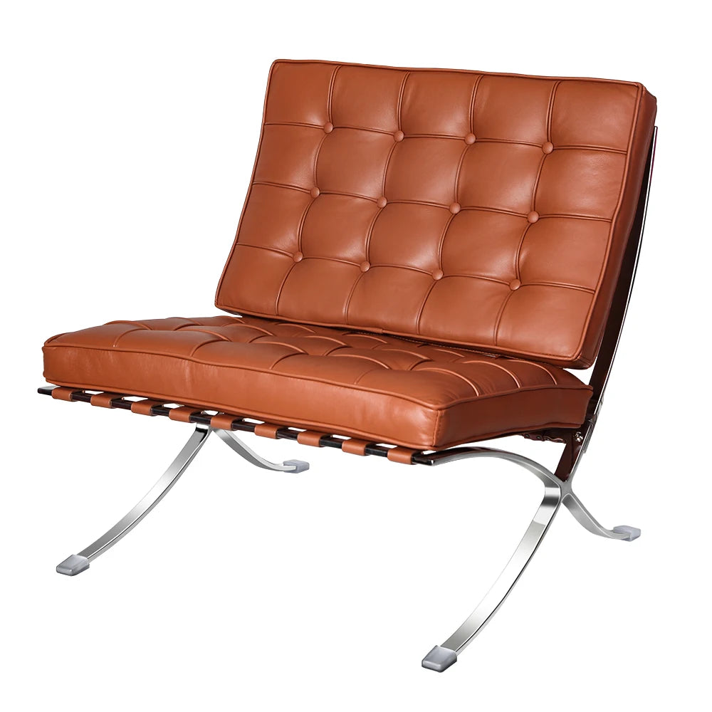 Nordic Fold Lounge Chair - Brown